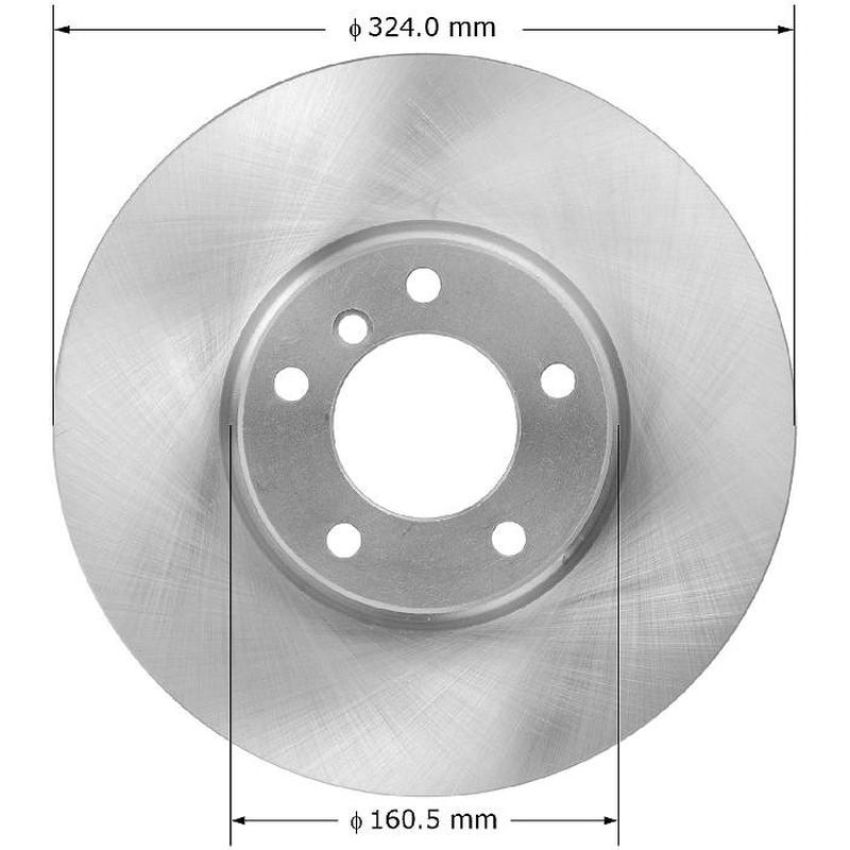BENDIX DRUM & ROTORS PRT5888 BENDIX Disc Brake Rotor