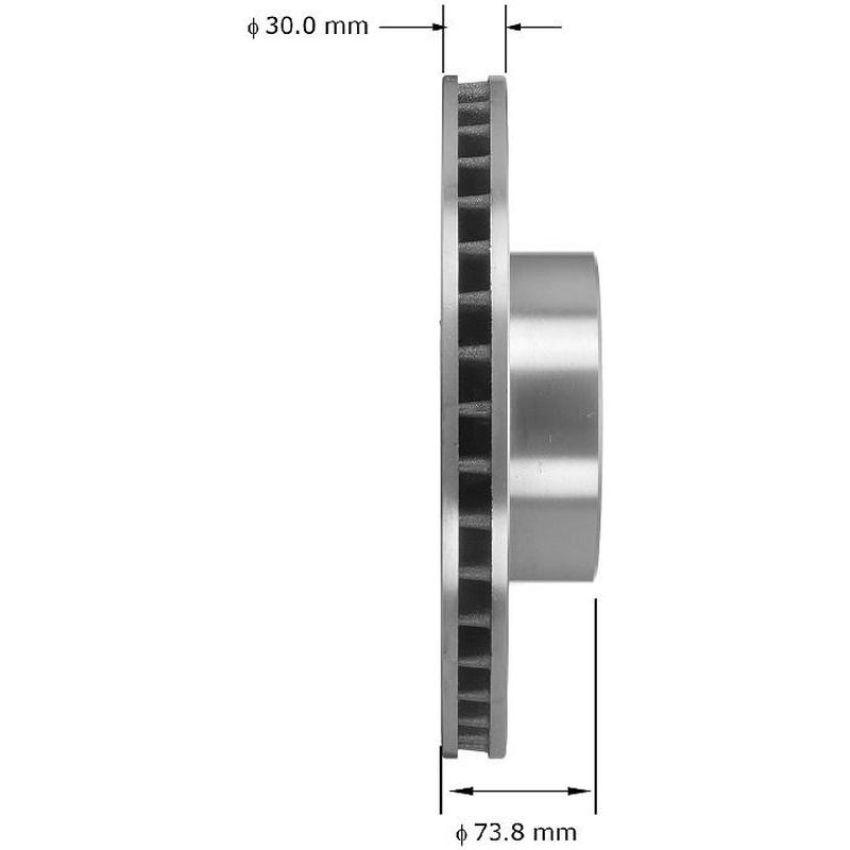BENDIX DRUM & ROTORS PRT5888 BENDIX Disc Brake Rotor