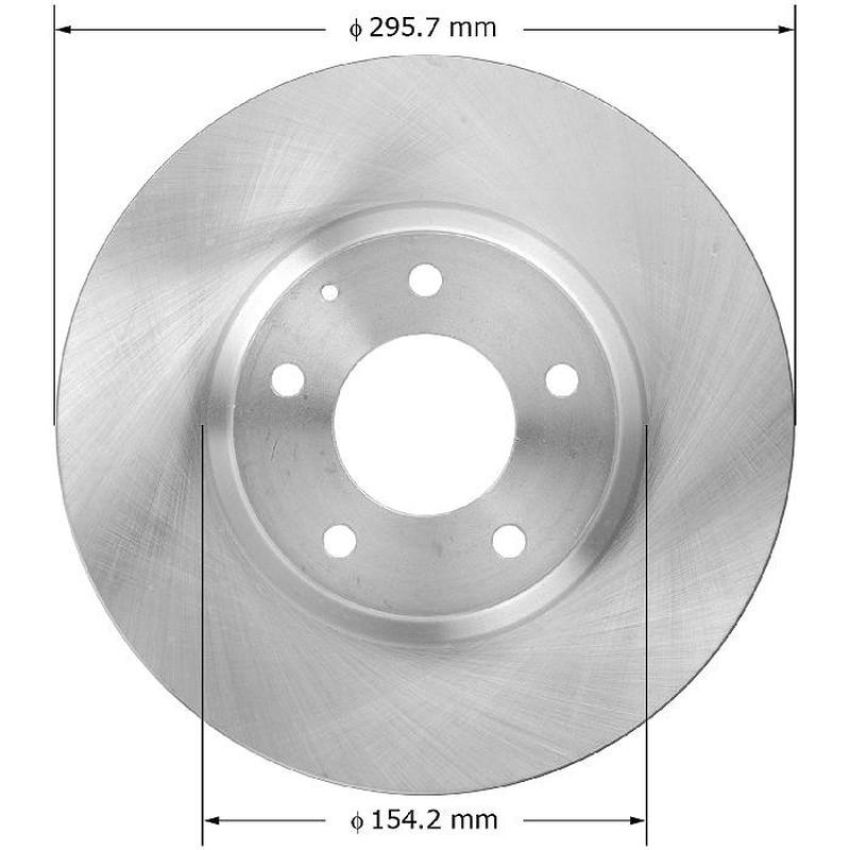 BENDIX DRUM & ROTORS PRT5889 BENDIX Disc Brake Rotor