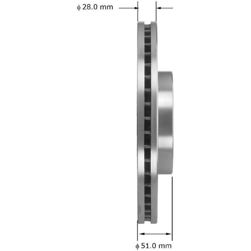 BENDIX DRUM & ROTORS PRT5889 BENDIX Disc Brake Rotor