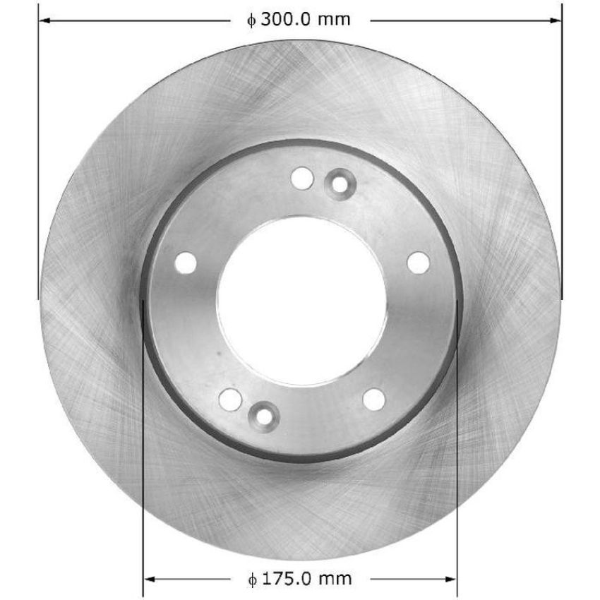 BENDIX DRUM & ROTORS PRT5895 BENDIX Disc Brake Rotor