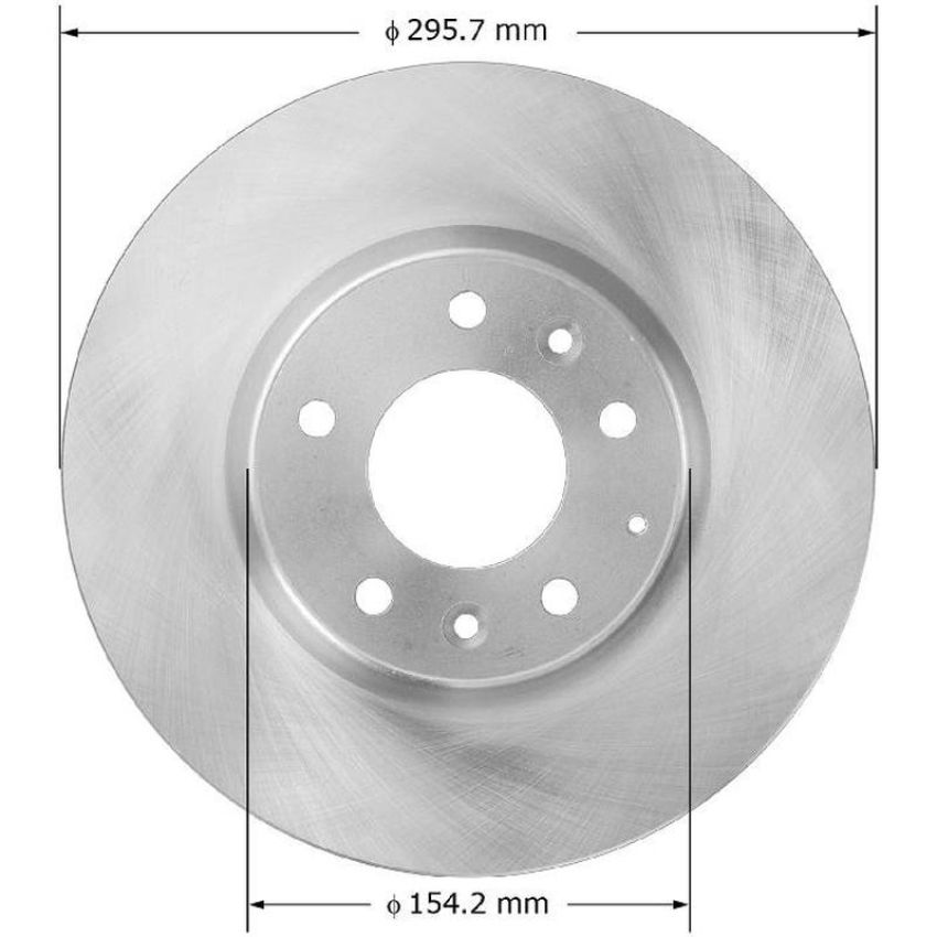 BENDIX DRUM & ROTORS PRT5897 BENDIX Disc Brake Rotor