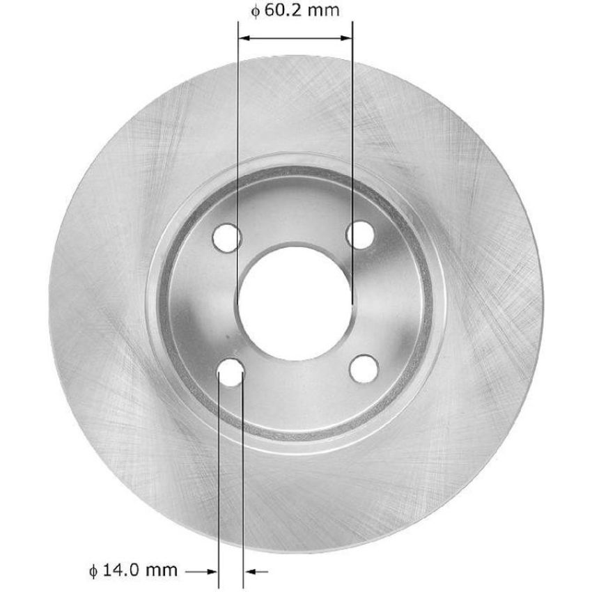 BENDIX DRUM & ROTORS PRT5899 BENDIX Disc Brake Rotor