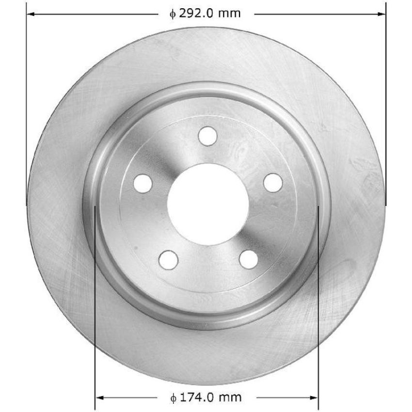 BENDIX DRUM & ROTORS PRT5900 BENDIX Disc Brake Rotor