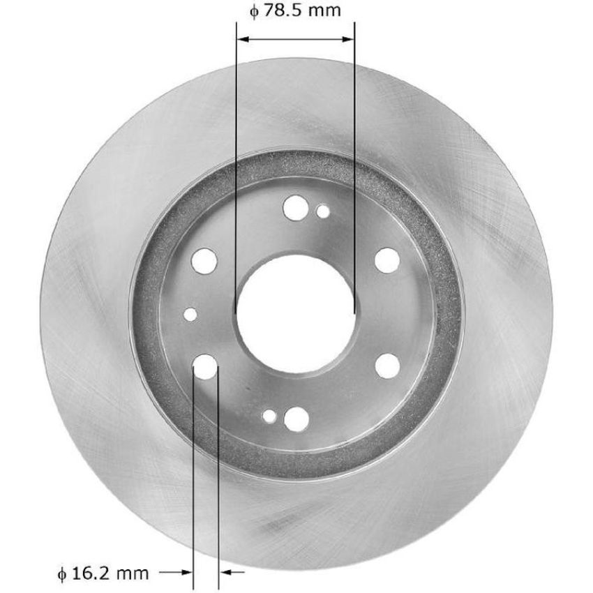 BENDIX DRUM & ROTORS PRT5903 BENDIX Disc Brake Rotor