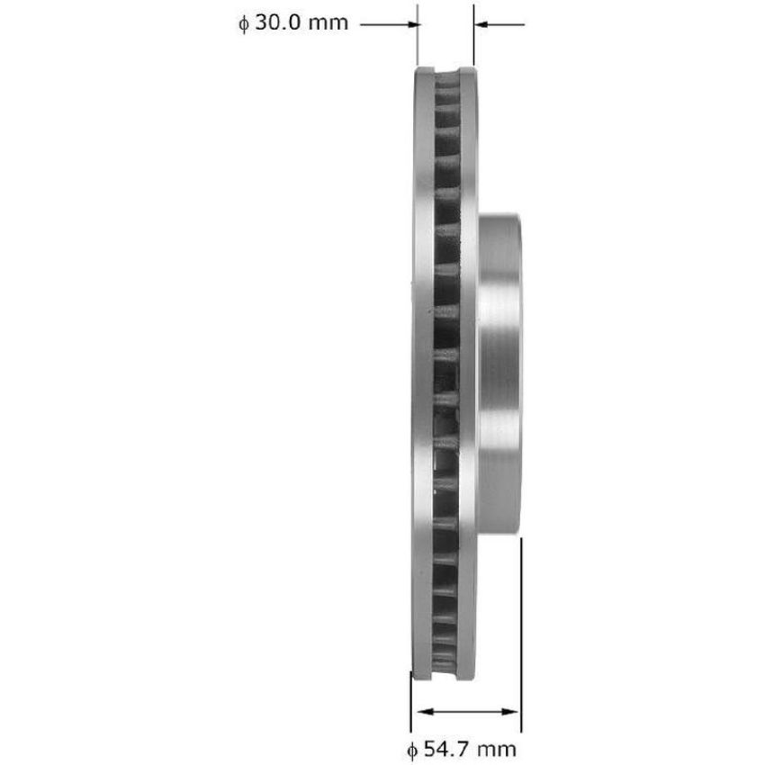 BENDIX DRUM & ROTORS PRT5904 BENDIX Disc Brake Rotor