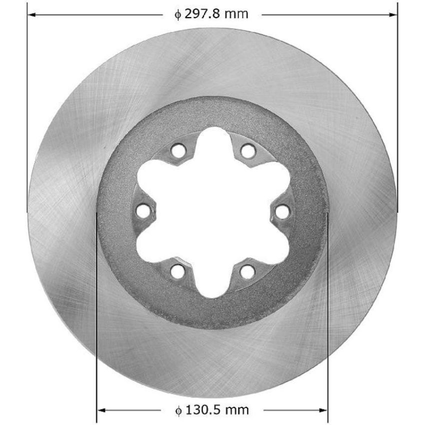 BENDIX DRUM & ROTORS PRT5906 BENDIX Disc Brake Rotor