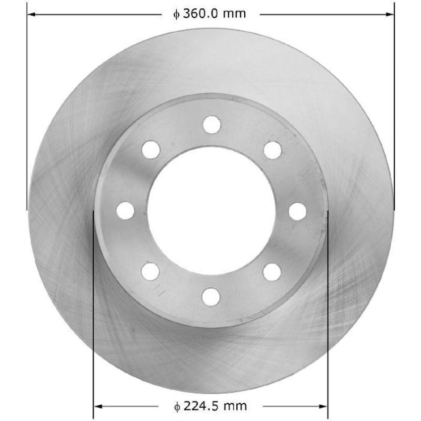 BENDIX DRUM & ROTORS PRT5909 BENDIX Disc Brake Rotor