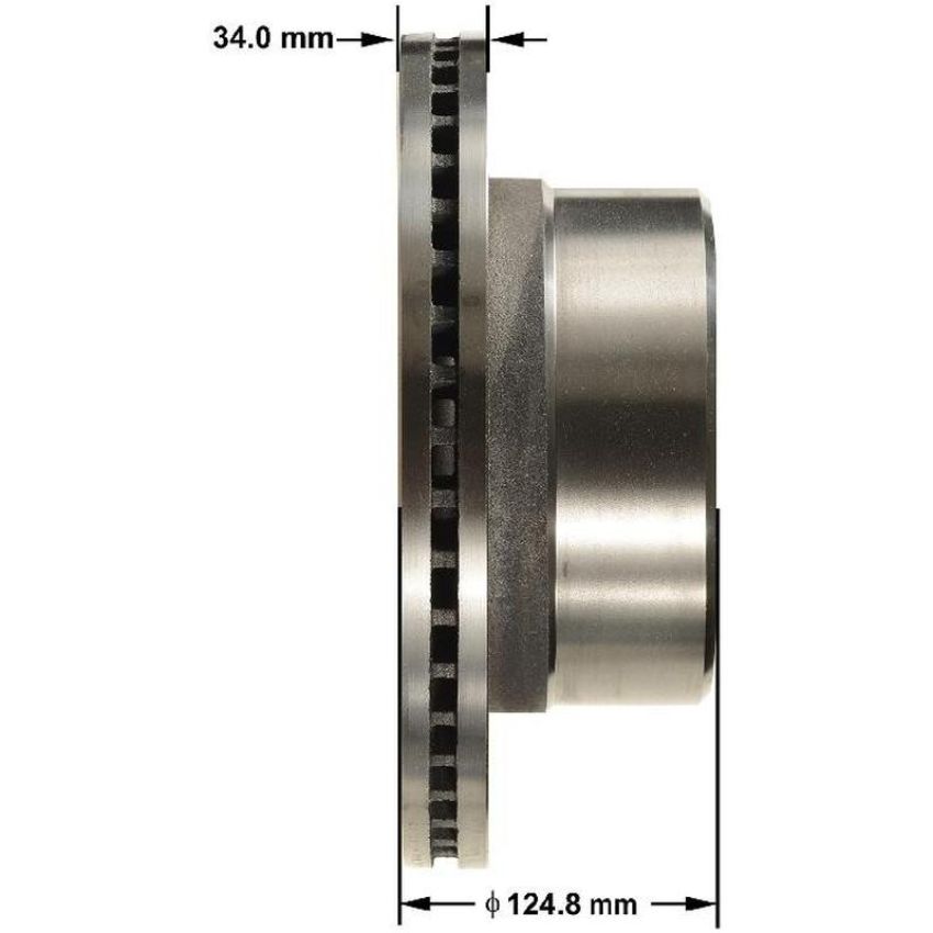 BENDIX DRUM & ROTORS PRT5910 BENDIX Disc Brake Rotor
