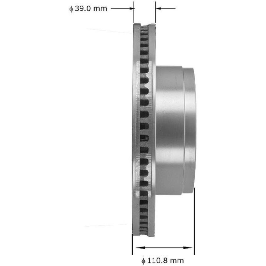 BENDIX DRUM & ROTORS PRT5911 BENDIX Disc Brake Rotor