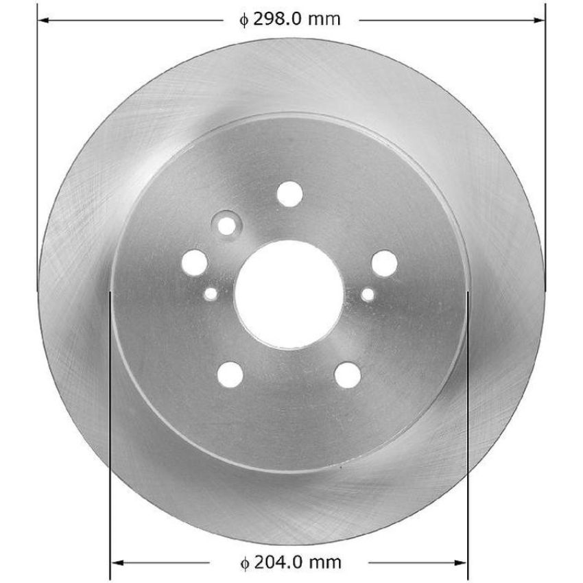 BENDIX DRUM & ROTORS PRT5913 BENDIX Disc Brake Rotor