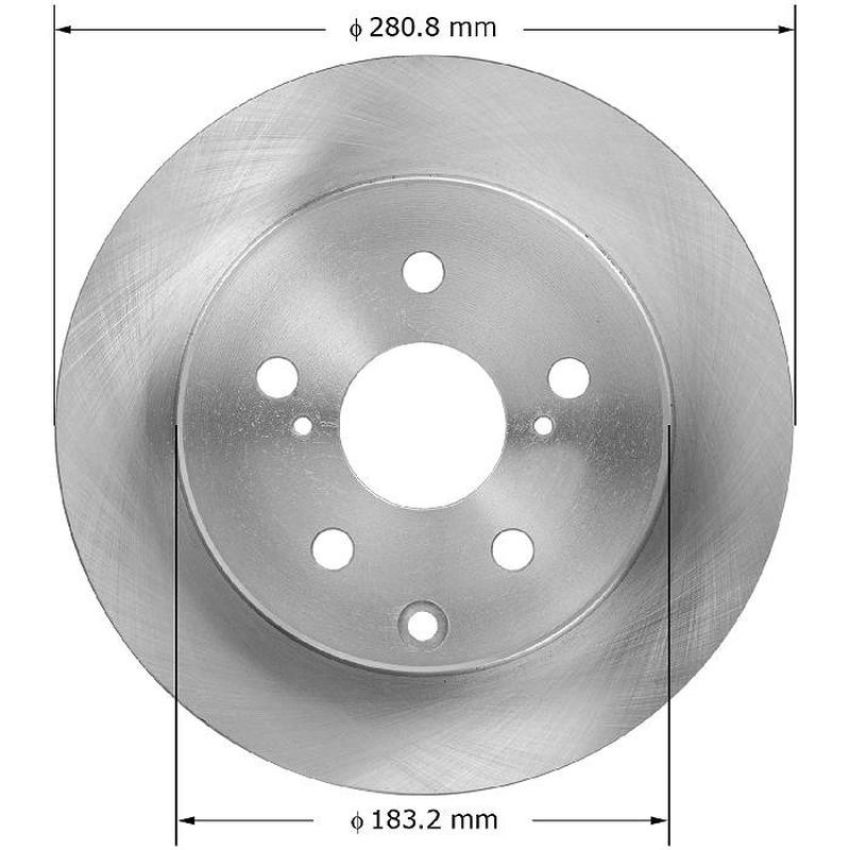 BENDIX DRUM & ROTORS PRT5922 BENDIX Disc Brake Rotor
