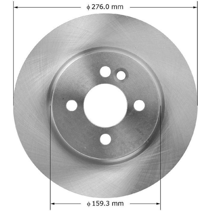 BENDIX DRUM & ROTORS PRT5925 BENDIX Disc Brake Rotor