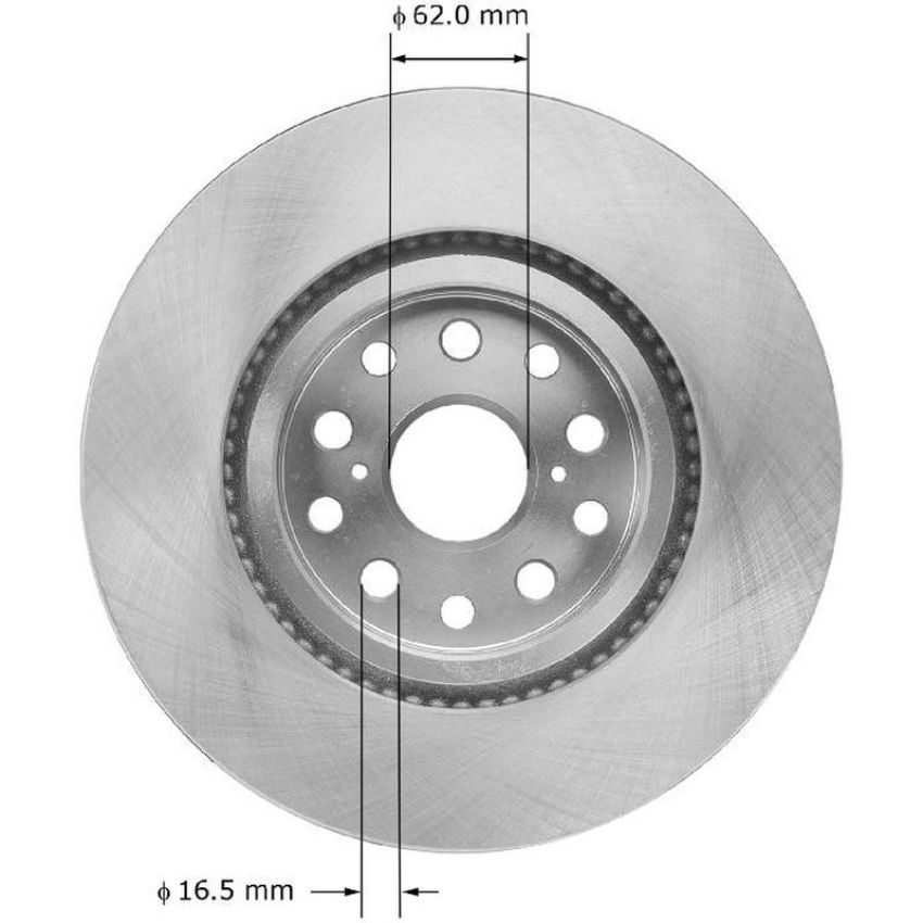 BENDIX DRUM & ROTORS PRT5929 BENDIX Disc Brake Rotor