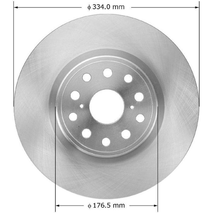 BENDIX DRUM & ROTORS PRT5929 BENDIX Disc Brake Rotor