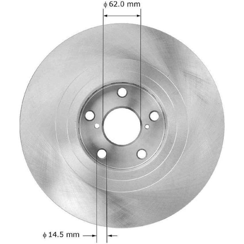 BENDIX DRUM & ROTORS PRT5930 BENDIX Disc Brake Rotor