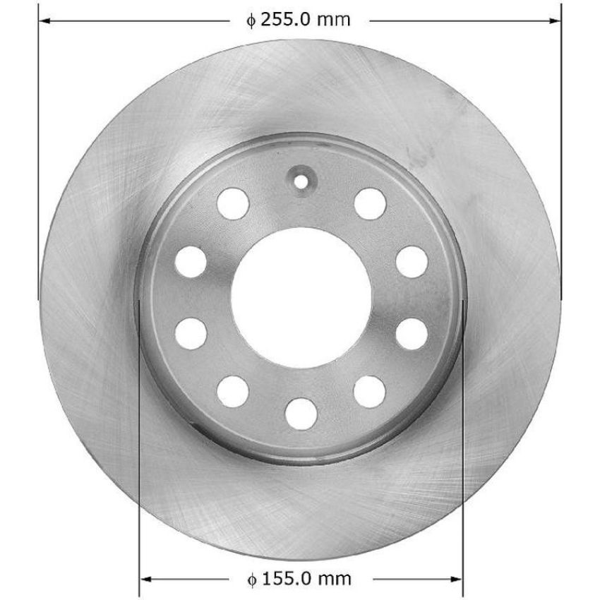 BENDIX DRUM & ROTORS PRT5933 BENDIX Disc Brake Rotor