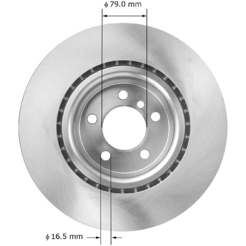BENDIX DRUM & ROTORS PRT5935 BENDIX Disc Brake Rotor