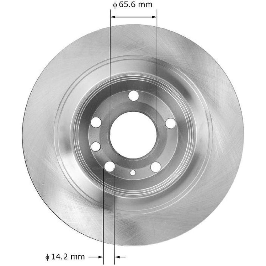 BENDIX DRUM & ROTORS PRT5936 BENDIX Disc Brake Rotor