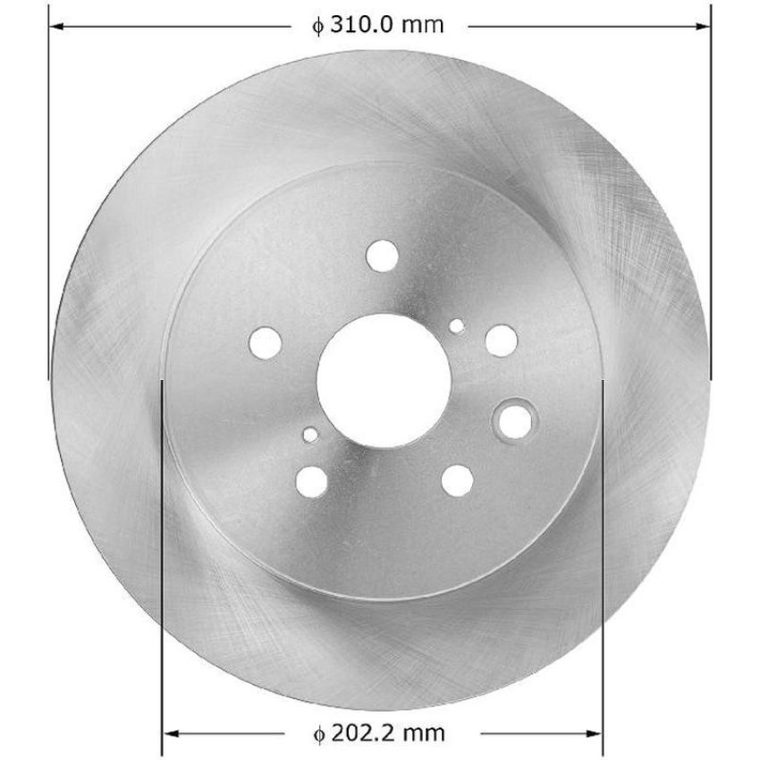 BENDIX DRUM & ROTORS PRT5940 BENDIX Disc Brake Rotor