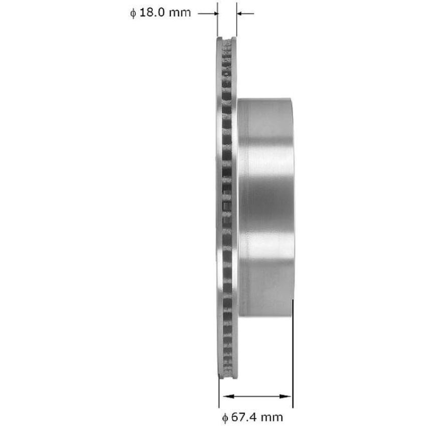 BENDIX DRUM & ROTORS PRT5940 BENDIX Disc Brake Rotor