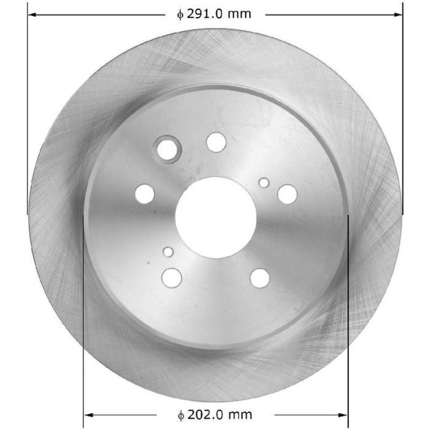 BENDIX DRUM & ROTORS PRT5941 BENDIX Disc Brake Rotor