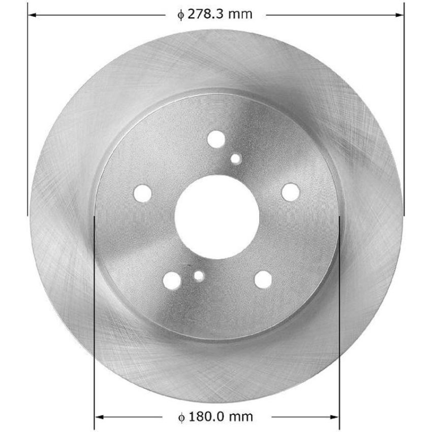 BENDIX DRUM & ROTORS PRT5942 BENDIX Disc Brake Rotor