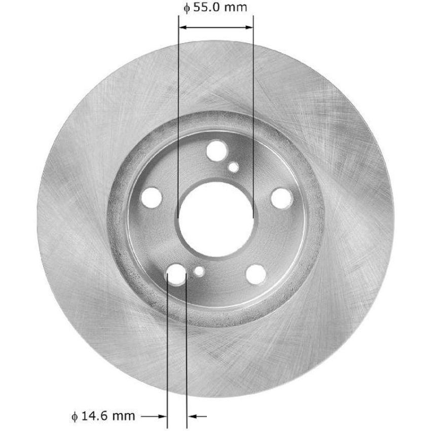 BENDIX DRUM & ROTORS PRT5944 BENDIX Disc Brake Rotor