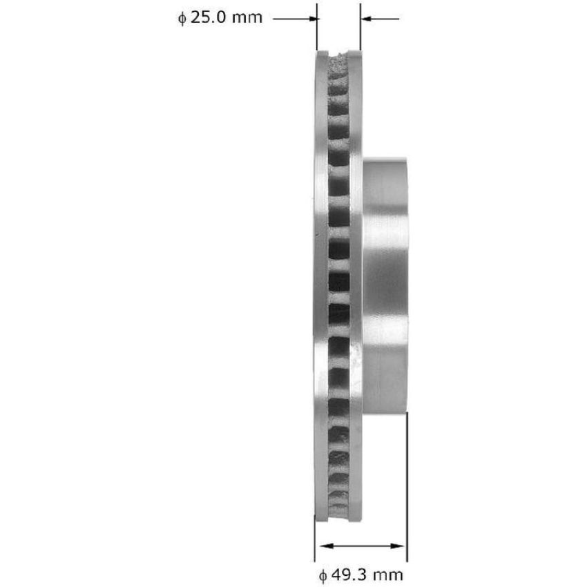 BENDIX DRUM & ROTORS PRT5944 BENDIX Disc Brake Rotor