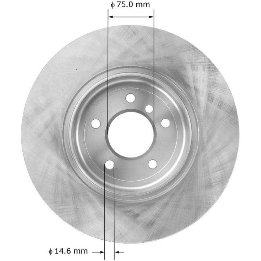 BENDIX DRUM & ROTORS PRT5945 BENDIX Disc Brake Rotor