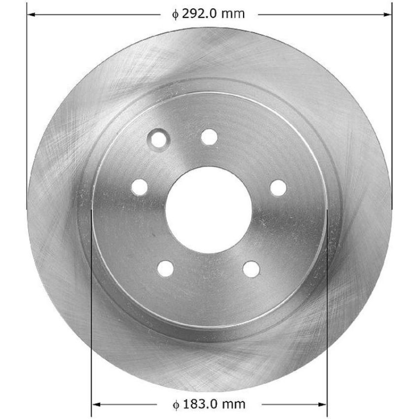 BENDIX DRUM & ROTORS PRT5948 BENDIX Disc Brake Rotor