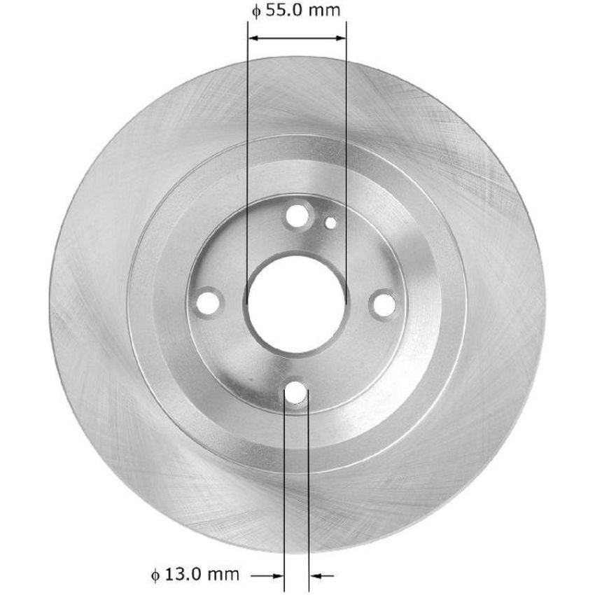 BENDIX DRUM & ROTORS PRT5949 BENDIX Disc Brake Rotor