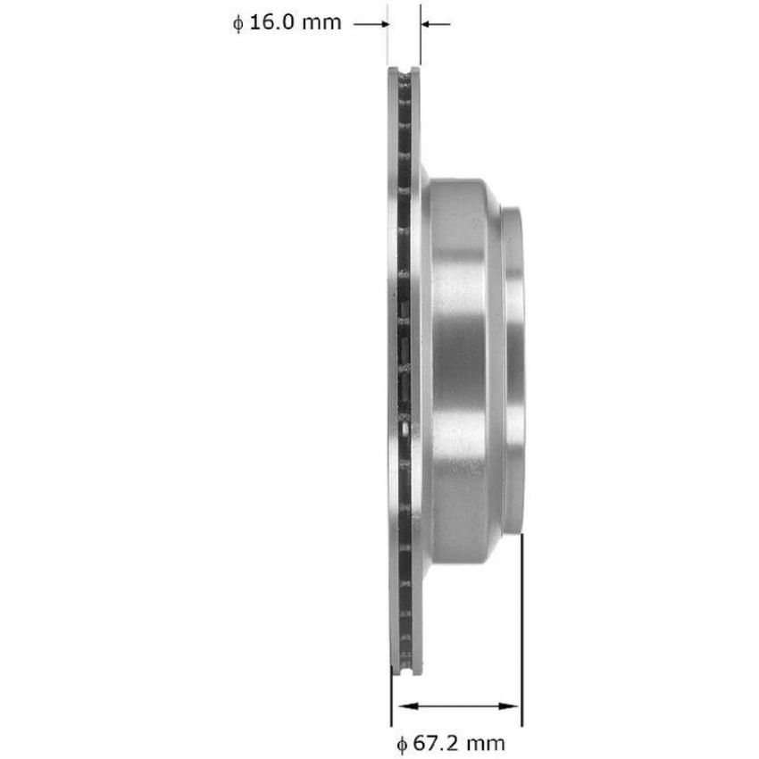 BENDIX DRUM & ROTORS PRT5952 BENDIX Disc Brake Rotor