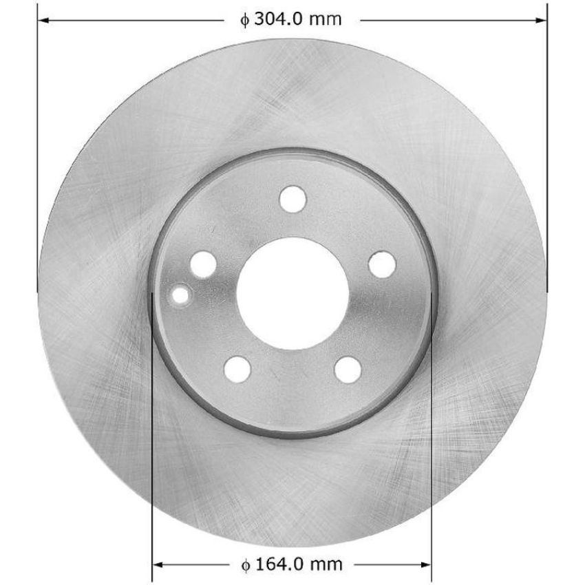 BENDIX DRUM & ROTORS PRT5957 BENDIX Disc Brake Rotor