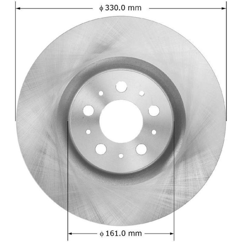 BENDIX DRUM & ROTORS PRT5961 BENDIX Disc Brake Rotor