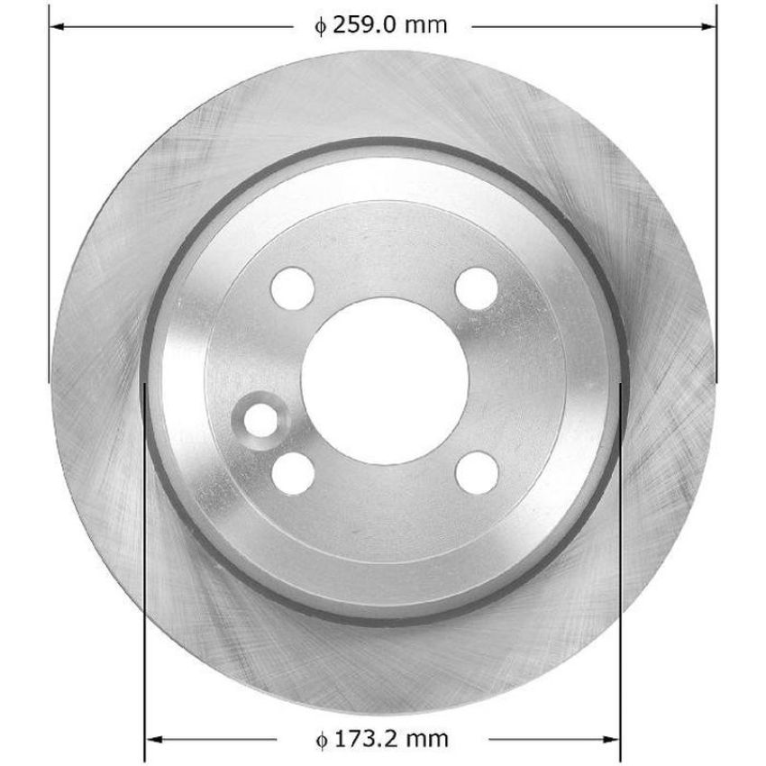BENDIX DRUM & ROTORS PRT5964 BENDIX Disc Brake Rotor