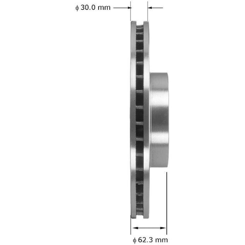 BENDIX DRUM & ROTORS PRT5968 BENDIX Disc Brake Rotor