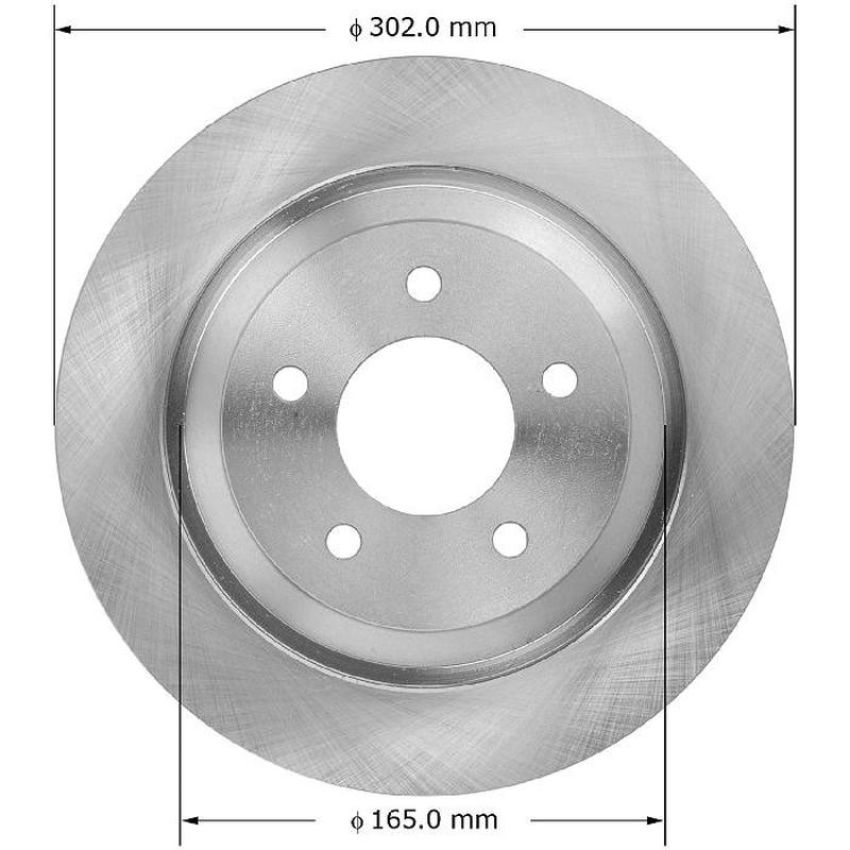 BENDIX DRUM & ROTORS PRT5977 BENDIX Disc Brake Rotor