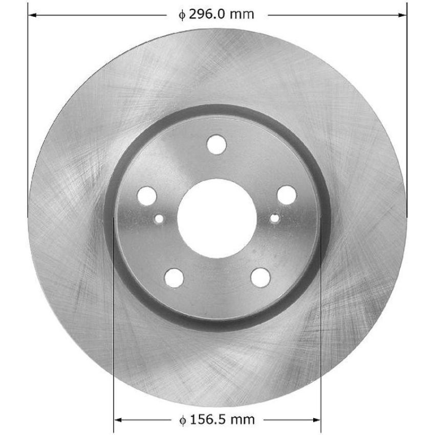 BENDIX DRUM & ROTORS PRT5981 BENDIX Disc Brake Rotor