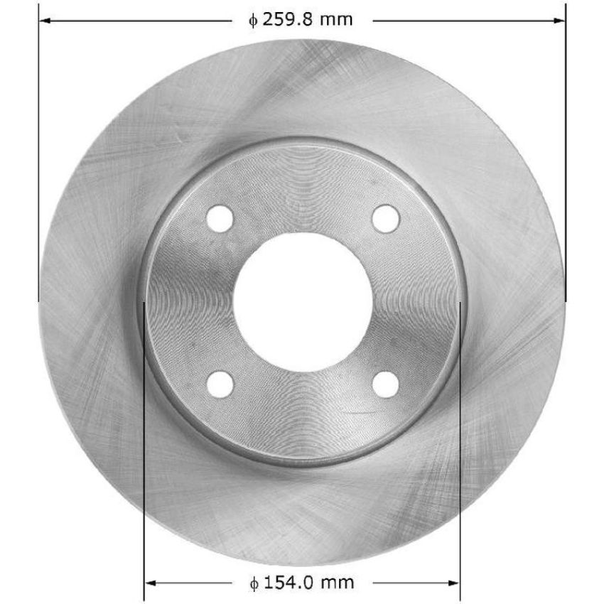 BENDIX DRUM & ROTORS PRT5983 BENDIX Disc Brake Rotor