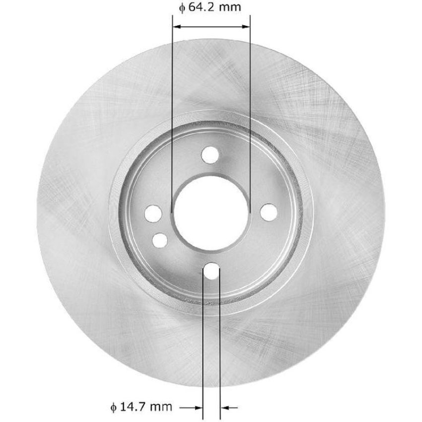 BENDIX DRUM & ROTORS PRT5984 BENDIX Disc Brake Rotor