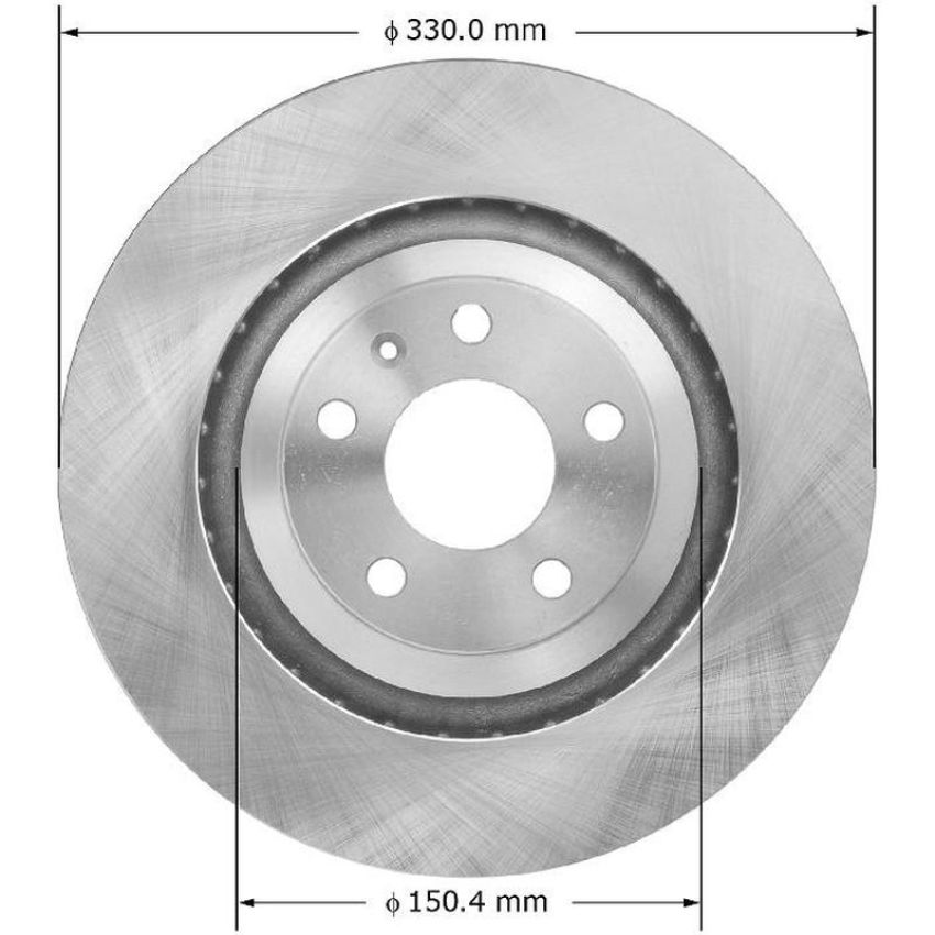 BENDIX DRUM & ROTORS PRT5985 BENDIX Disc Brake Rotor
