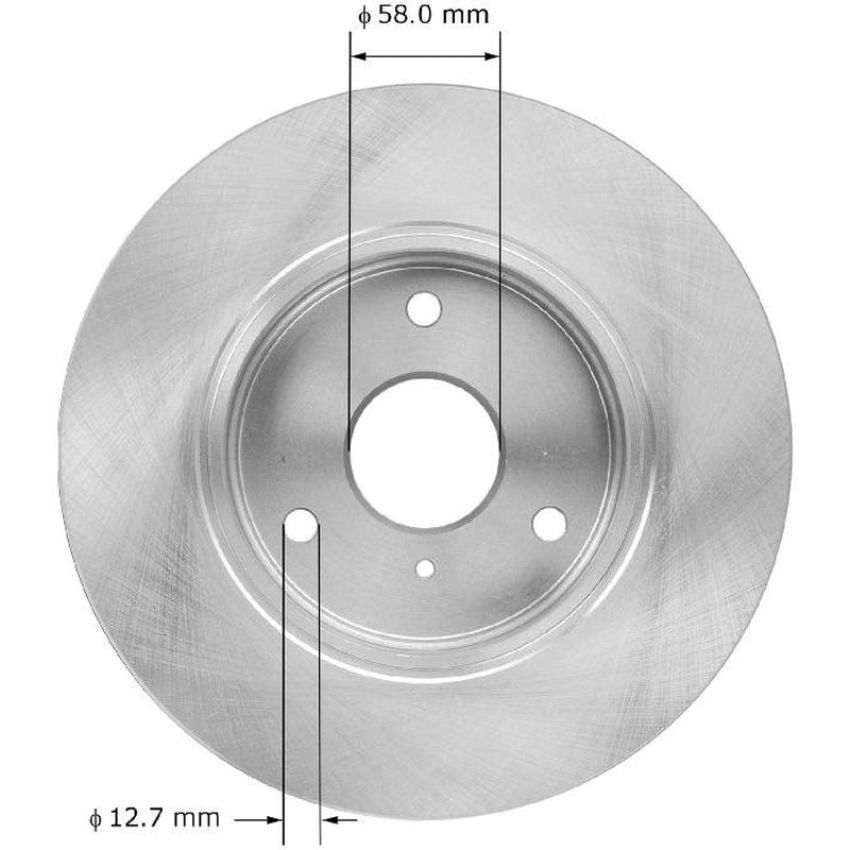 BENDIX DRUM & ROTORS PRT5987 BENDIX Disc Brake Rotor