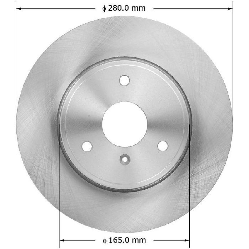 BENDIX DRUM & ROTORS PRT5987 BENDIX Disc Brake Rotor