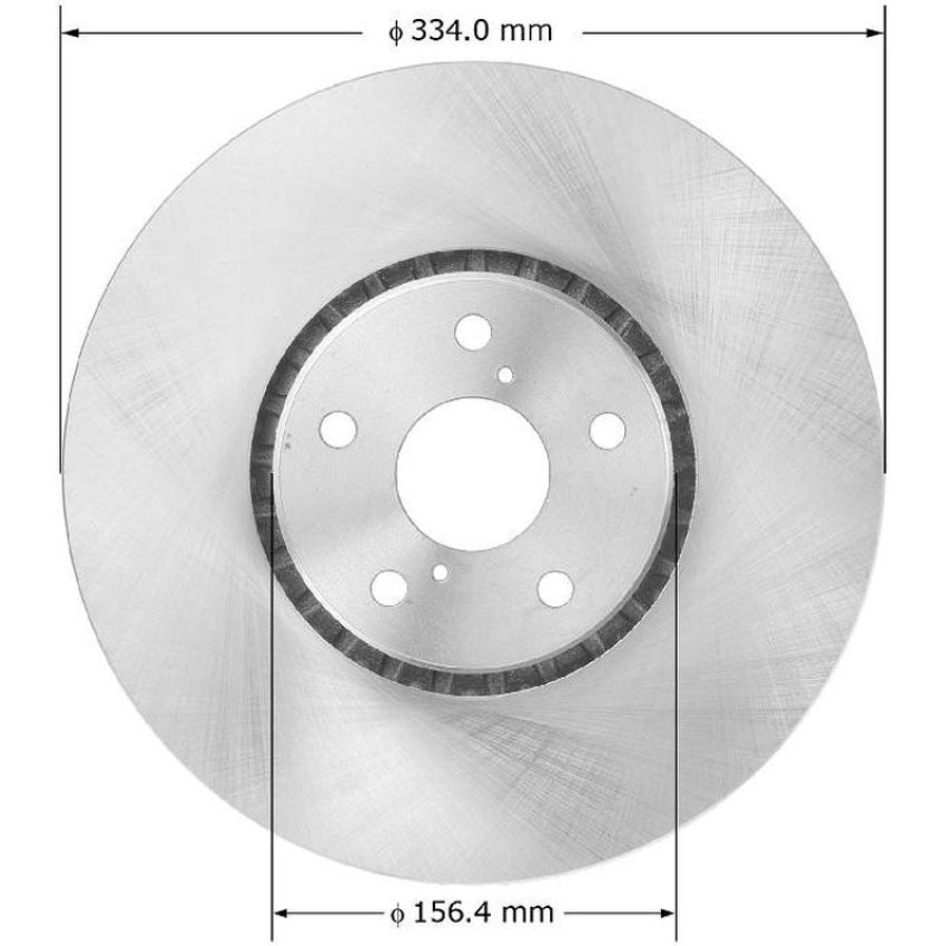 BENDIX DRUM & ROTORS PRT5992 BENDIX Disc Brake Rotor