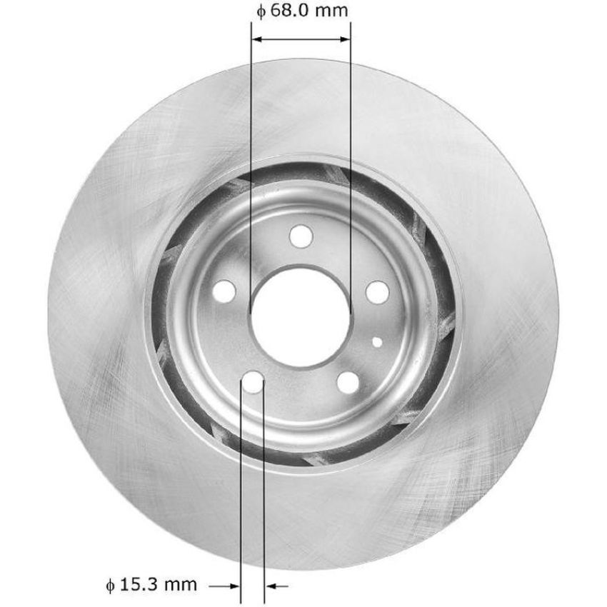 BENDIX DRUM & ROTORS PRT5994 BENDIX Disc Brake Rotor