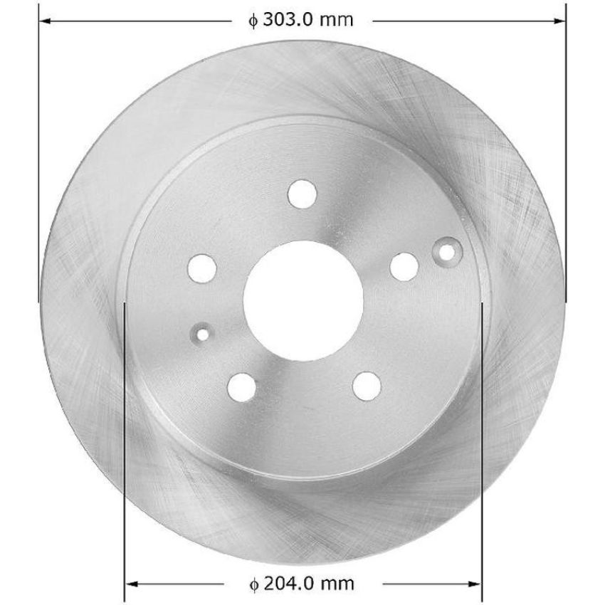 BENDIX DRUM & ROTORS PRT5996 BENDIX Disc Brake Rotor