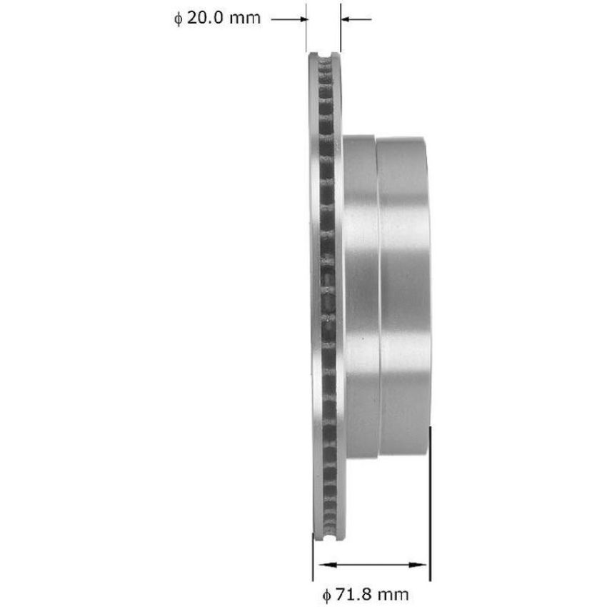 BENDIX DRUM & ROTORS PRT5996 BENDIX Disc Brake Rotor