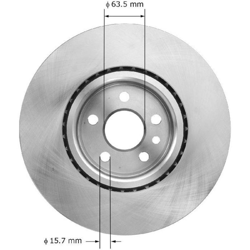BENDIX DRUM & ROTORS PRT6005 BENDIX Disc Brake Rotor