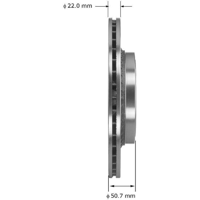 BENDIX DRUM & ROTORS PRT6010 BENDIX Disc Brake Rotor
